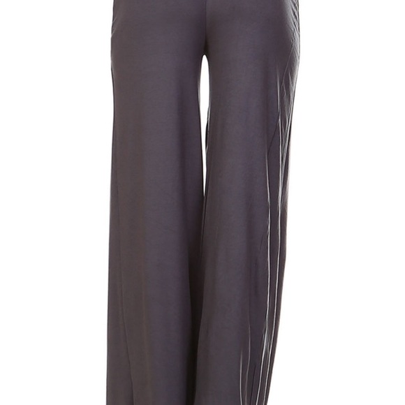 Simplicities Grey Palazzo Pants - Picture 3 of 4